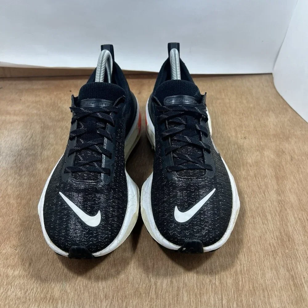 Nike ZoomX Invincible Run 3 Womens Size 8 Black White Running Shoes Sneakers